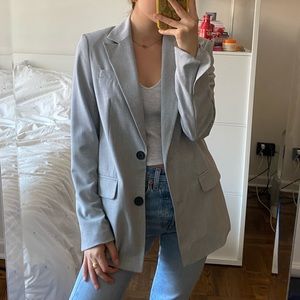 BERSHKA LIGHT GREY BLAZER